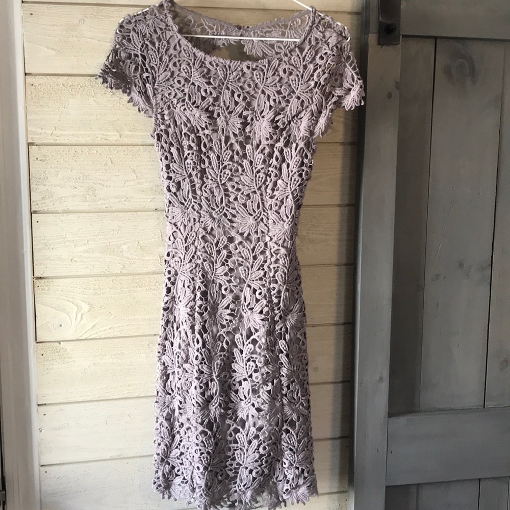 Romance Language backless lace dress